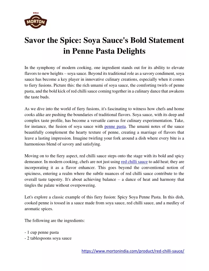 savor the spice soya sauce s bold statement
