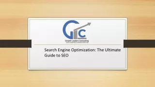 Search Engine Optimization The Ultimate Guide to SEO