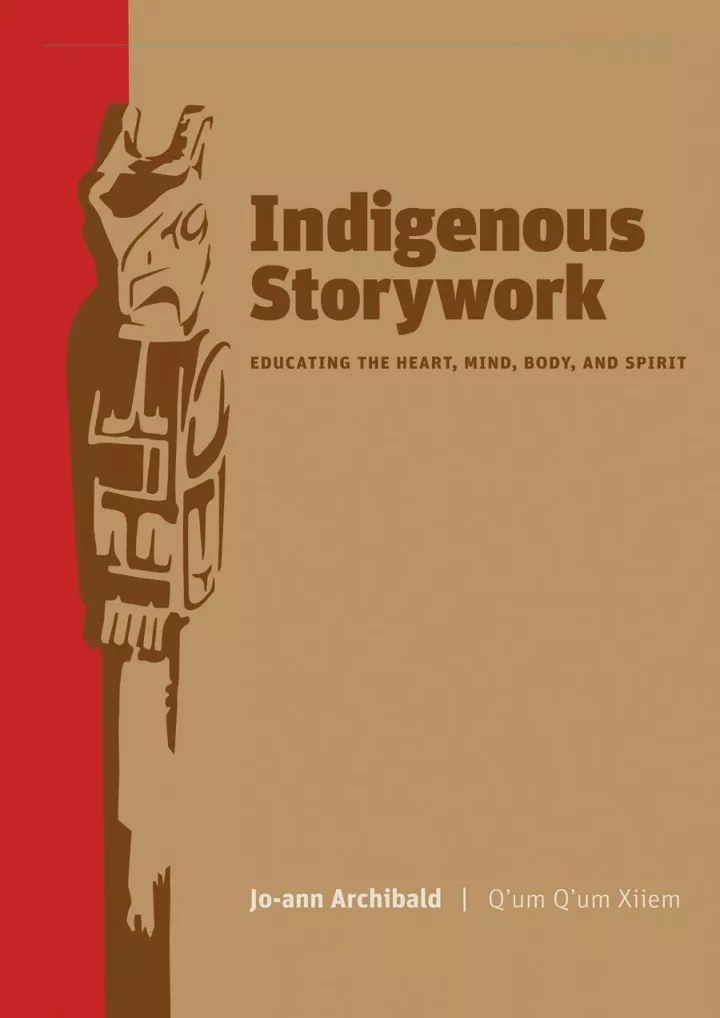 pdf read download indigenous storywork educating