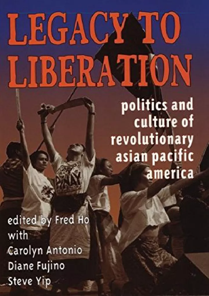 read ebook pdf legacy to liberation politics