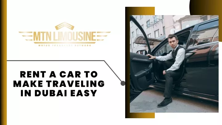 rent a car to make traveling in dubai easy