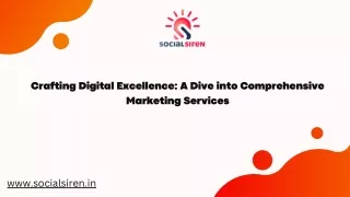 Crafting Digital Excellence: A Dive into Comprehensive Marketing Services
