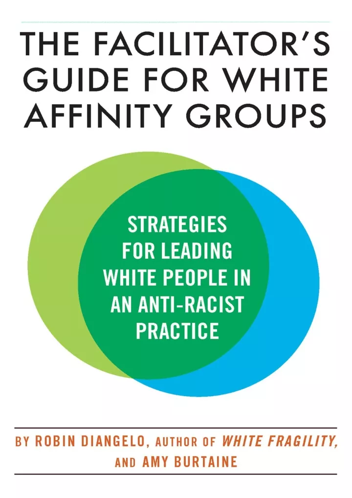 read download the facilitator s guide for white