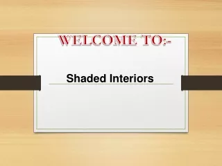 welcome to