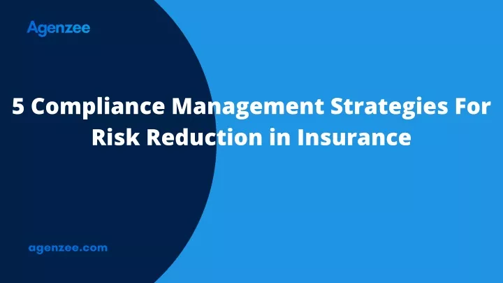 5 compliance management strategies for risk