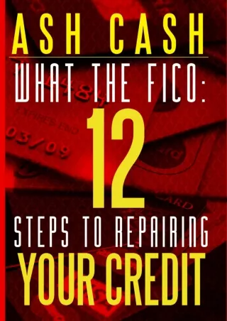 Download⚡️PDF❤️ What the FICO: 12 Steps to Repairing Your Credit