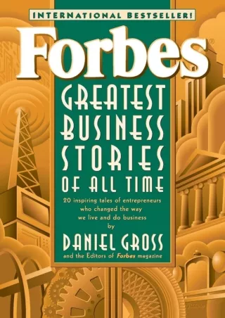 Download⚡️(PDF)❤️ Forbes Greatest Business Stories of All Time