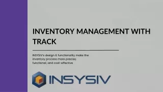 Inventory Management Software | Manage, Track, and Control Your Stock