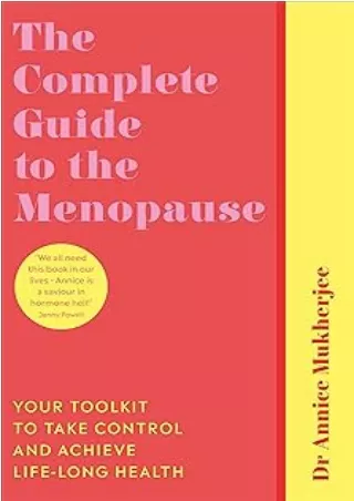 ❤️PDF⚡️ Complete Guide To The Menopause