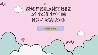 Shop Balance Bike At Tahi Toy In New Zealand