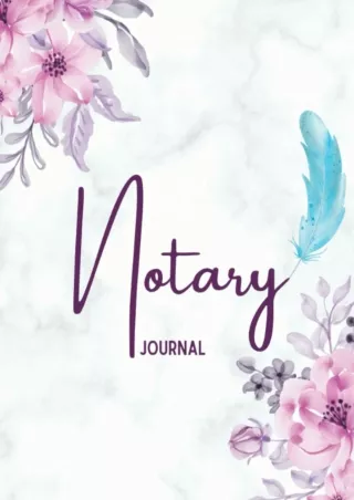 Pdf⚡️(read✔️online) Purple Notary Journal , Notary journal for signing agents , Notary book: A Notary Book To Log Notari