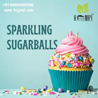 SPARKLING SUGARBALLS FOR CUPCAKES | KEMRY | HSJ INDUSTRIES
