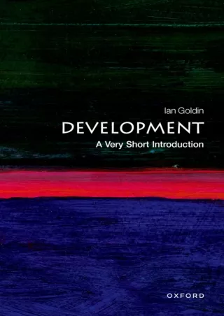 Download⚡️ Development: A Very Short Introduction (Very Short Introductions)