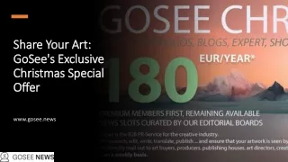 GoSee Exclusive Christmas Special Offer