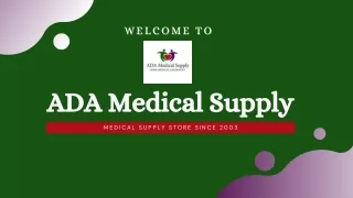 Top Medical Supplies Atlanta's ADA Medical Supply