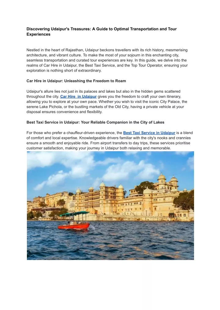 discovering udaipur s treasures a guide