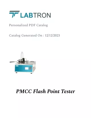 PMCC Flash Point Tester