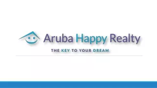 Discover Your Dream Home: Aruba Real Estate for Sale