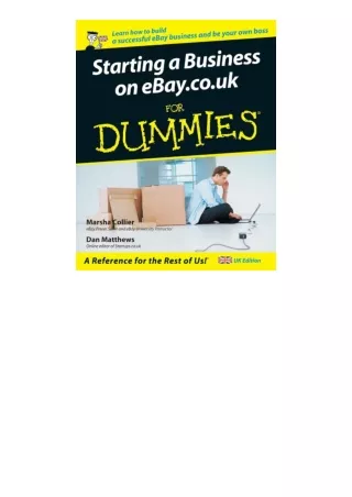 Download⚡PDF❤ Starting a Business on eBaycouk For Dummies