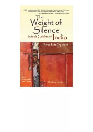 read ❤️ebook (✔️pdf✔️) The Weight of Silence Invisible Children of India