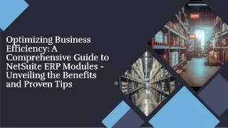 optimizing business efficiency a comprehensive