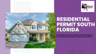 Residential Permit South Florida