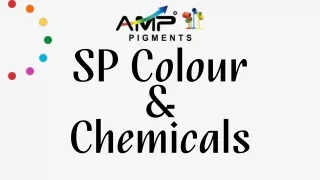 SP Colour & Chemicals | Pigment Manufacturer in India