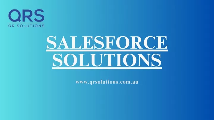 salesforce solutions