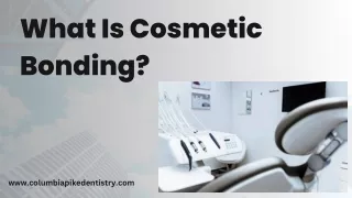 what is cosmetic bonding