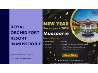 Royal Orchid Fort Resort | New Year party in Mussoorie