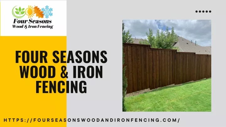 four seasons wood iron fencing