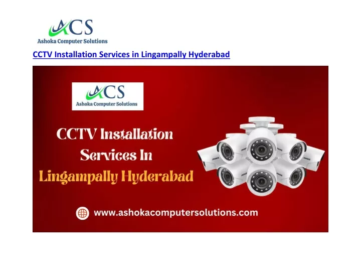 cctv installation services in lingampally