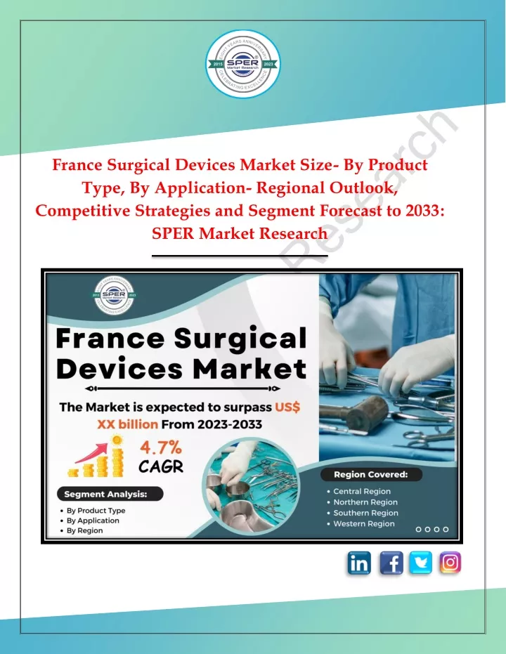 france surgical devices market size by product