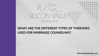 What are The Different Types of Therapies Used for Marriage Counseling?