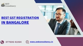 GST Registration in Bangalore