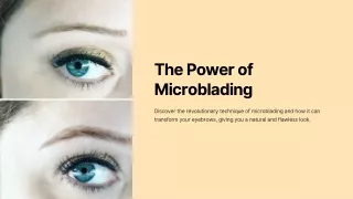 Precision Microblading in NYC: Transform Your Brows with Expert Techniques