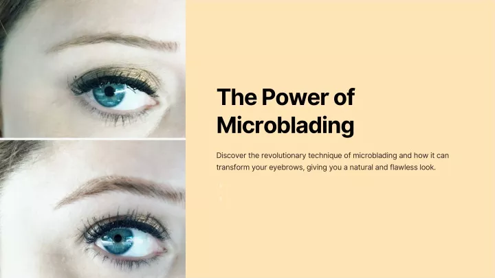 the power of microblading