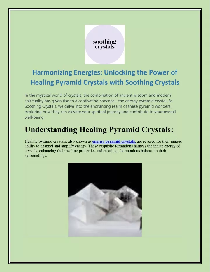 harmonizing energies unlocking the power