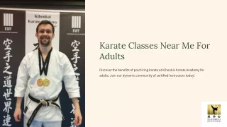 Karate Classes Near Me For Adults