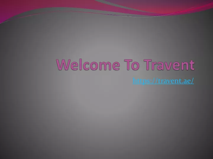 welcome to travent