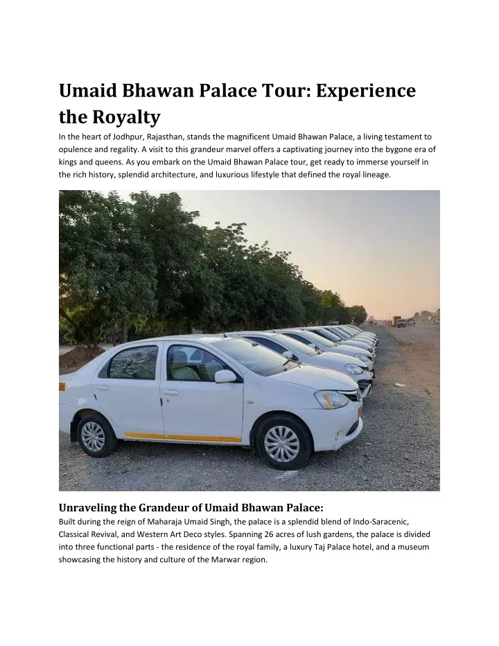 umaid bhawan palace tour experience the royalty