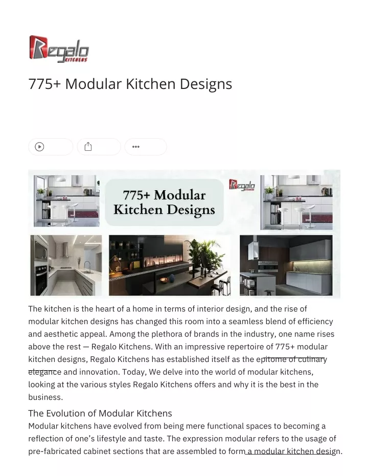 775 modular kitchen designs