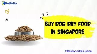 Buy Dog Dry Food in Singapore