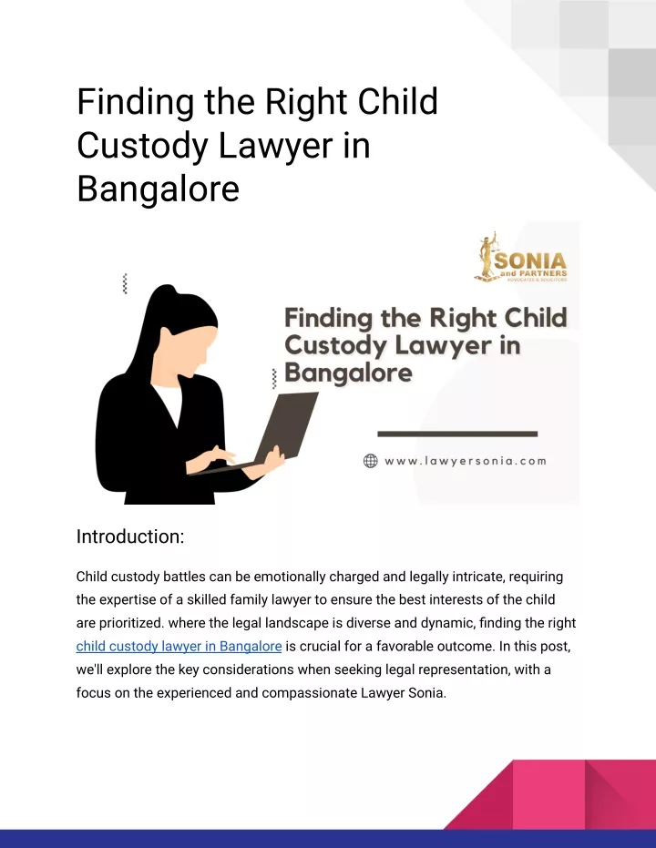 finding the right child custody lawyer