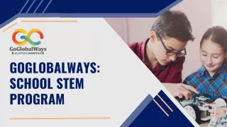 GoGlobalWays:  School STEM Program