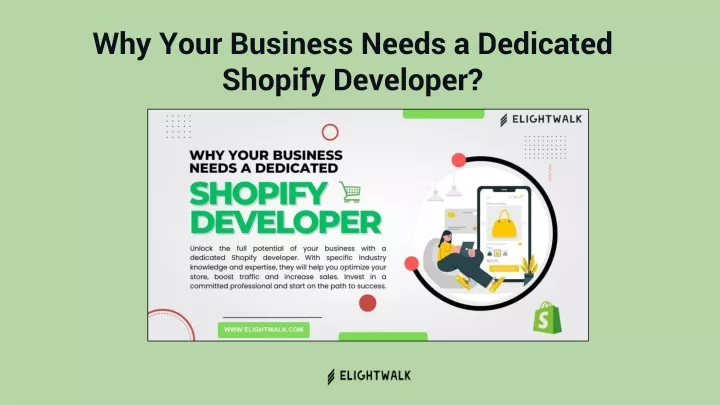 why your business needs a dedicated shopify developer
