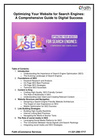 optimizing your website for search engines