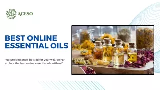 Best Online Essential Oils