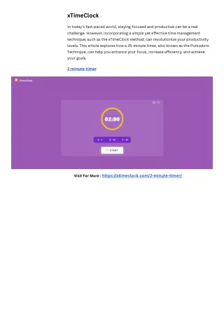 xTimeClock
