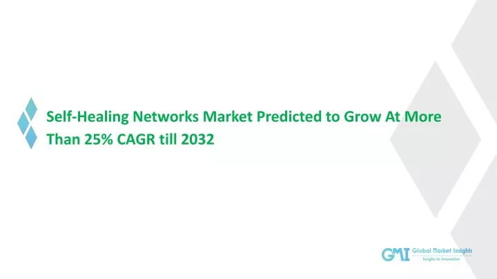 self healing networks market predicted to grow